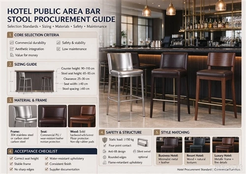 Hotel Public Area Bar Stool Procurement Guide