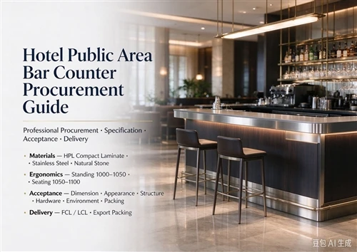 Hotel Public-Area Furniture — Bar Counter Purchasing Guide